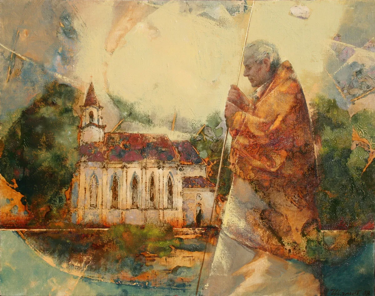 Prayer. Oil on canvas