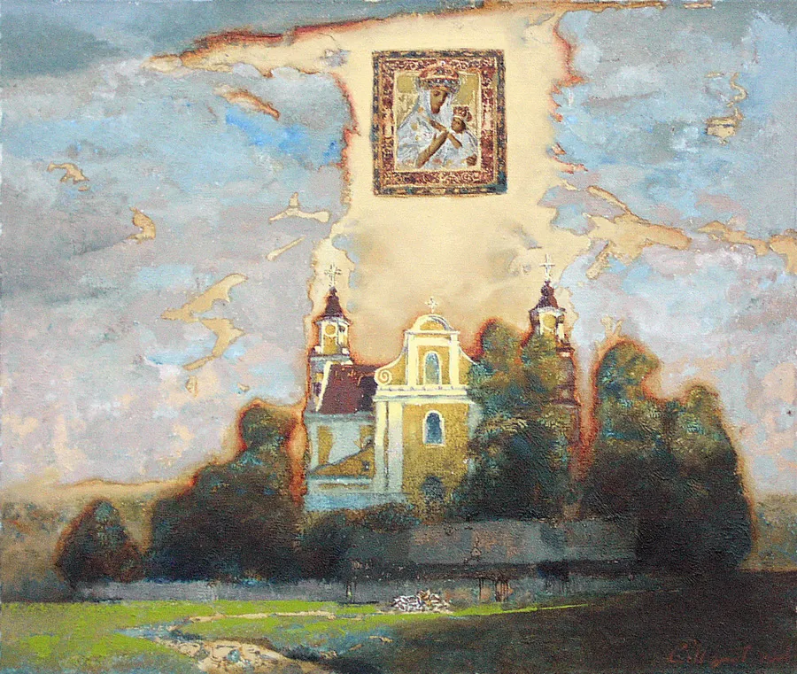 Budslav. Oil on canvas. 2004